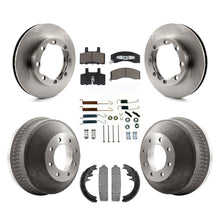 Load image into Gallery viewer, Front Rear Disc Brake Rotor Ceramic Pad &amp; Drum Kit (7Pc) For K3500 GMC Chevrolet