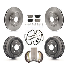 Load image into Gallery viewer, Front Rear Disc Brake Rotors Ceramic Pad And Drum Kit (7Pc) For Chevrolet Malibu
