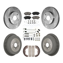 Load image into Gallery viewer, Front Rear Brake Rotors Ceramic Pad &amp; Drum Kit (7Pc) For 1998-2003 Toyota Sienna