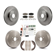 Load image into Gallery viewer, Front Rear Brake Rotors Ceramic Pad &amp; Drum Kit (7Pc) For 2004-2010 Toyota Sienna
