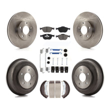 Load image into Gallery viewer, Front Rear Brake Rotor Ceramic Pad Drum Kit (7Pc) For 10-13 Ford Transit Connect