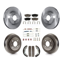 Load image into Gallery viewer, Front Rear Brake Rotor Ceramic Pad Drum Kit (7Pc) For Hyundai Accent To 09 30 05