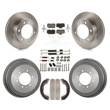 Load image into Gallery viewer, Front Rear Disc Brake Rotors Ceramic Pads And Drum Kit (7Pc) For Toyota 4Runner