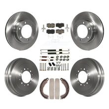 Load image into Gallery viewer, Front Rear Disc Brake Rotors Ceramic Pads And Drum Kit (7Pc) For Toyota 4Runner