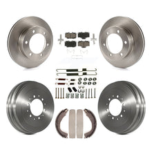 Load image into Gallery viewer, Front Rear Disc Brake Rotors Ceramic Pads And Drum Kit (7Pc) For Toyota 4Runner