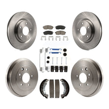 Load image into Gallery viewer, Front Rear Brake Rotor Ceramic Pad Drum Kit (7Pc) For Nissan Sentra Turbocharged