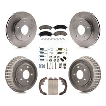 Load image into Gallery viewer, Front Rear Brake Rotor Ceramic Pad Drum Kit (7Pc) For Chevrolet Blazer GMC Jimmy