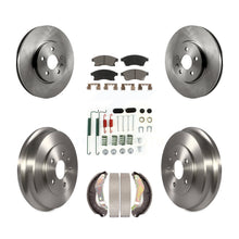 Load image into Gallery viewer, Front Rear Brake Rotor Ceramic Pad &amp; Drum Kit (7Pc) For 13-14 Chevrolet Sonic RS