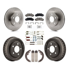 Load image into Gallery viewer, Front Rear Brake Rotors Ceramic Pad &amp; Drum Kit (7Pc) For Ford Ranger Mazda B4000