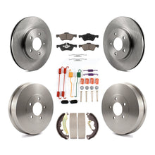 Load image into Gallery viewer, Front Rear Brake Rotors Ceramic Pad Drum Kit (7Pc) For Ford Escape Mazda Tribute