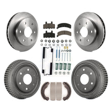 Load image into Gallery viewer, Front Rear Brake Rotors Ceramic Pad Drum Kit (7Pc) For Chevrolet K1500 GMC Yukon