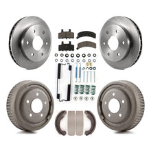 Load image into Gallery viewer, Front Rear Disc Brake Rotors Ceramic Pads And Drum Kit (7Pc) For GMC Yukon 4WD