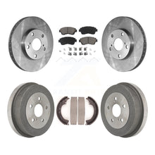 Load image into Gallery viewer, Front Rear Disc Brake Rotors Ceramic Pads And Drum Kit For Toyota Camry