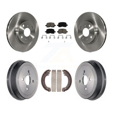 Load image into Gallery viewer, Front Rear Brake Rotor Ceramic Pad &amp; Drum Kit For 2002 Toyota Corolla From 04 02