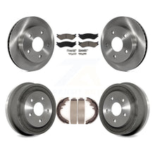 Load image into Gallery viewer, Front Rear Brake Rotor Ceramic Pad And Drum Kit For 2000-2001 Dodge Ram 1500 RWD