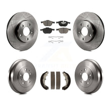 Load image into Gallery viewer, Front Rear Disc Brake Rotors Ceramic Pads And Drum Kit For Ford Focus K8C-102418