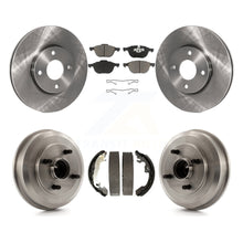 Load image into Gallery viewer, Front Rear Disc Brake Rotors Ceramic Pads And Drum Kit For Ford Focus K8C-102420