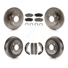 Load image into Gallery viewer, Front Rear Disc Brake Rotors Ceramic Pad &amp; Drum Kit For 2003-2005 Hyundai Accent