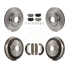 Load image into Gallery viewer, Front Rear Disc Brake Rotors Ceramic Pads And Drum Kit For Pontiac Pursuit
