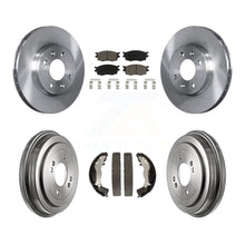 Load image into Gallery viewer, Front Rear Disc Brake Rotor Ceramic Pad Drum Kit For Hyundai Accent Kia Rio Rio5