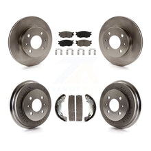 Load image into Gallery viewer, Front Rear Brake Rotors Ceramic Pad Drum Kit For 2006 Hyundai Accent To 09 30 05