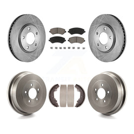 Front Rear Brake Rotor Ceramic Pad And Drum Kit For Dodge Grand Caravan Chrysler