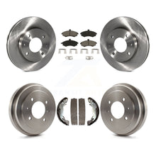 Load image into Gallery viewer, Front Rear Brake Rotor Ceramic Pad Drum Kit For Hyundai Elantra rear brakes
