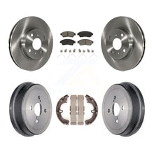 Load image into Gallery viewer, Front Rear Disc Brake Rotors Ceramic Pad &amp; Drum Kit For Toyota Corolla Geo Prizm