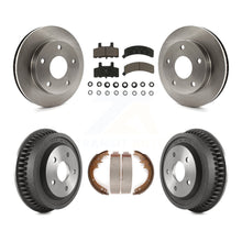 Load image into Gallery viewer, Front Rear Brake Rotor Ceramic Pad And Drum Kit For 1994-1999 Dodge Ram 1500 4WD