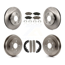 Load image into Gallery viewer, Front Rear Disc Brake Rotors Ceramic Pads And Drum Kit For Honda Civic
