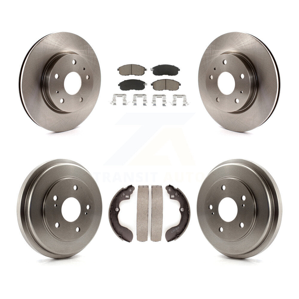 Front Rear Disc Brake Rotor Ceramic Pad Drum Kit For Suzuki SX4 rear brakes
