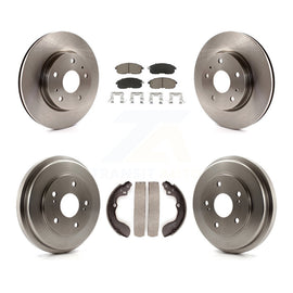 Front Rear Disc Brake Rotor Ceramic Pad Drum Kit For Suzuki SX4 rear brakes