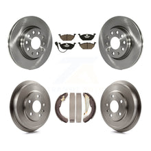 Load image into Gallery viewer, Front Rear Disc Brake Rotors Ceramic Pads And Drum Kit For Volkswagen Jetta