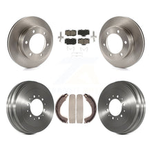 Load image into Gallery viewer, Front Rear Disc Brake Rotors Ceramic Pads And Drum Kit For Toyota 4Runner