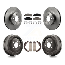 Front Rear Disc Brake Rotor Ceramic Pad And Drum Kit For Ford Ranger Mazda B4000