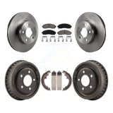 Front Rear Disc Brake Rotor Ceramic Pad And Drum Kit For Ford Ranger Mazda B4000