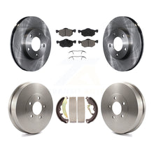 Load image into Gallery viewer, Front Rear Brake Rotor Ceramic Pad Drum Kit For 2007 Ford Escape Mercury Mariner