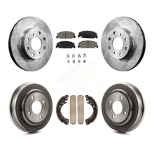 Load image into Gallery viewer, Front Rear Disc Brake Rotors Ceramic Pads And Drum Kit For Honda Civic