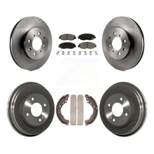 Load image into Gallery viewer, Front Rear Disc Brake Rotors Ceramic Pads And Drum Kit For Honda Insight