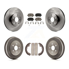 Load image into Gallery viewer, Front Rear Disc Brake Rotors Ceramic Pad Drum Kit For Toyota Matrix Pontiac Vibe