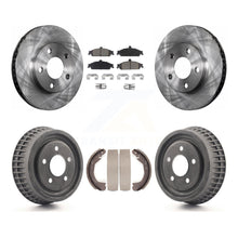 Load image into Gallery viewer, Front Rear Brake Rotor Ceramic Pad Drum Kit For Pontiac Grand Am Chevrolet Alero