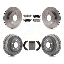 Load image into Gallery viewer, Front Rear Disc Brake Rotors Ceramic Pads And Drum Kit For GMC Jimmy K8C-102579