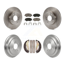 Load image into Gallery viewer, Front Rear Disc Brake Rotors Ceramic Pad And Drum Kit For Hyundai Accent Kia Rio