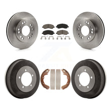 Charger l'image dans la galerie, Front Rear Brake Rotor Ceramic Pad &amp; Drum Kit For Mitsubishi Eclipse Galant 2.4L
