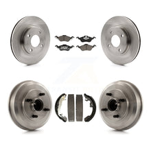 Charger l'image dans la galerie, Front Rear Disc Brake Rotors Ceramic Pads And Drum Kit For Ford Focus K8C-102590