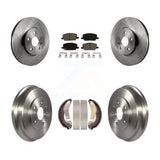 Front Rear Disc Brake Rotors Ceramic Pads And Drum Kit For Chevrolet Trax