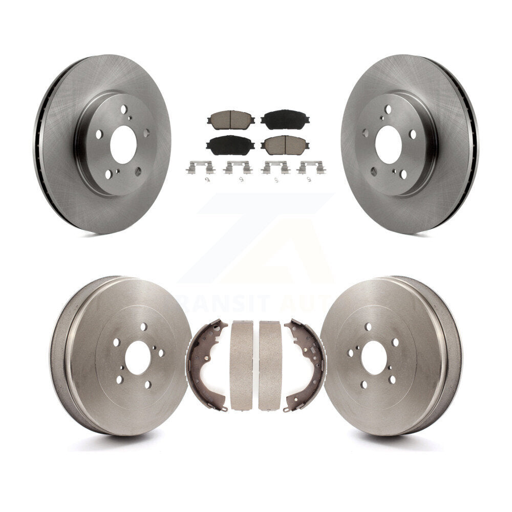 [Front+Rear] 2004-2010 Toyota Sienna Premium OE Brake Kit & Ceramic Pads For Max Braking