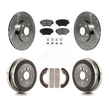 Load image into Gallery viewer, Front Rear Disc Brake Rotors Ceramic Pads And Drum Kit For Toyota RAV4