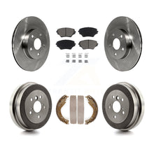 Load image into Gallery viewer, Front Rear Disc Brake Rotors Ceramic Pads And Drum Kit For Toyota RAV4