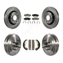 Charger l&#39;image dans la galerie, Front Rear Brake Rotors Ceramic Pad Drum Kit For Chevrolet Aveo Aveo5 Pontiac G3